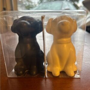 Black and White Dog Salt & Pepper shakers
